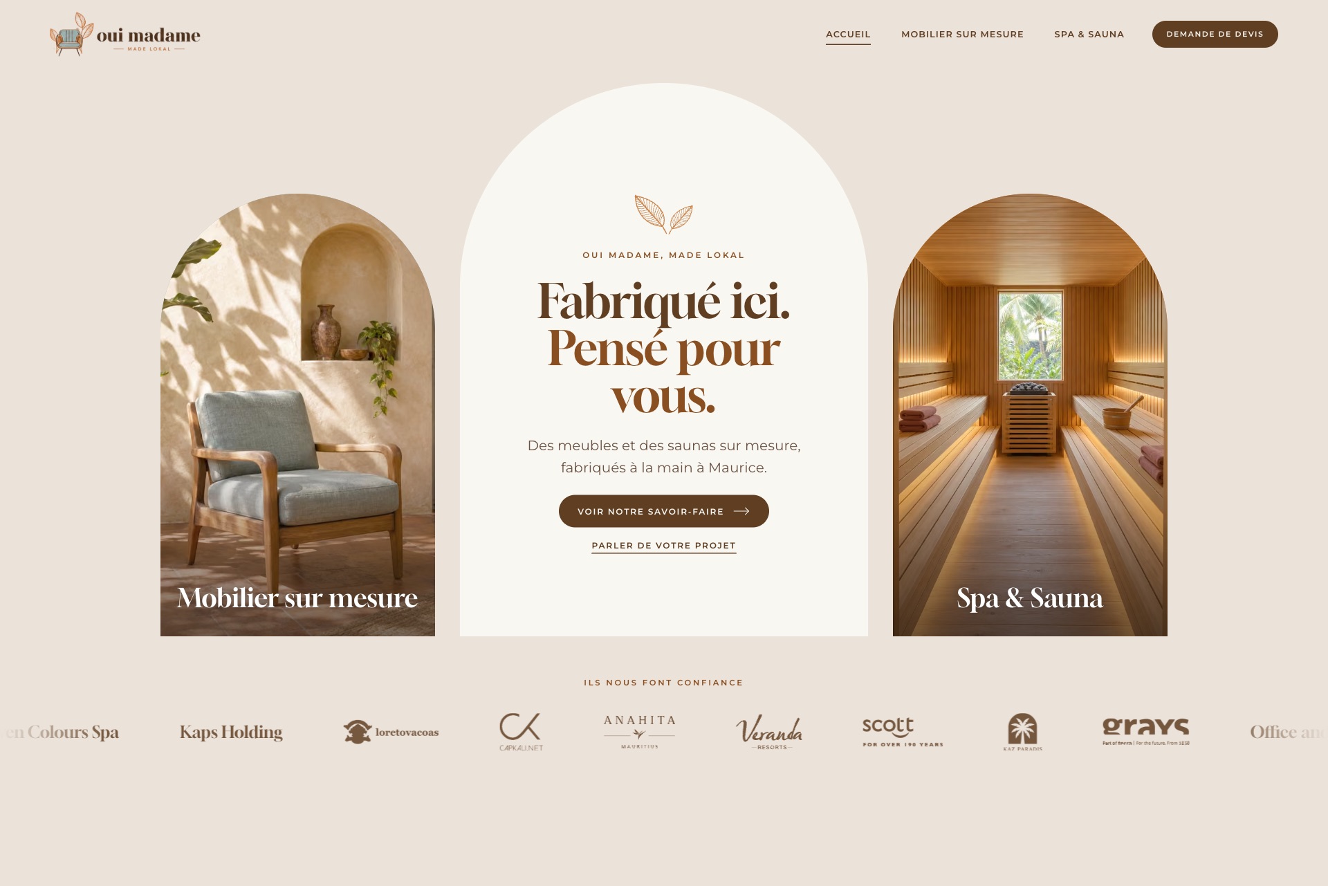 Oui Madame, réalisation Kokomo